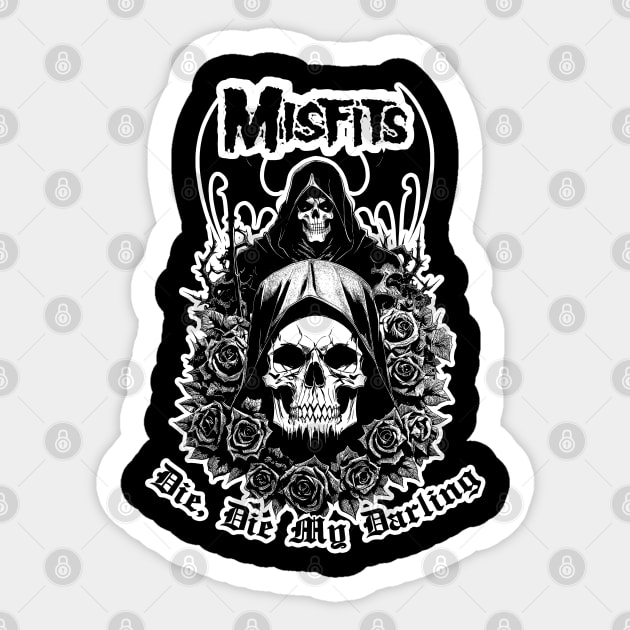 Misfits Sticker by DeathAnarchy